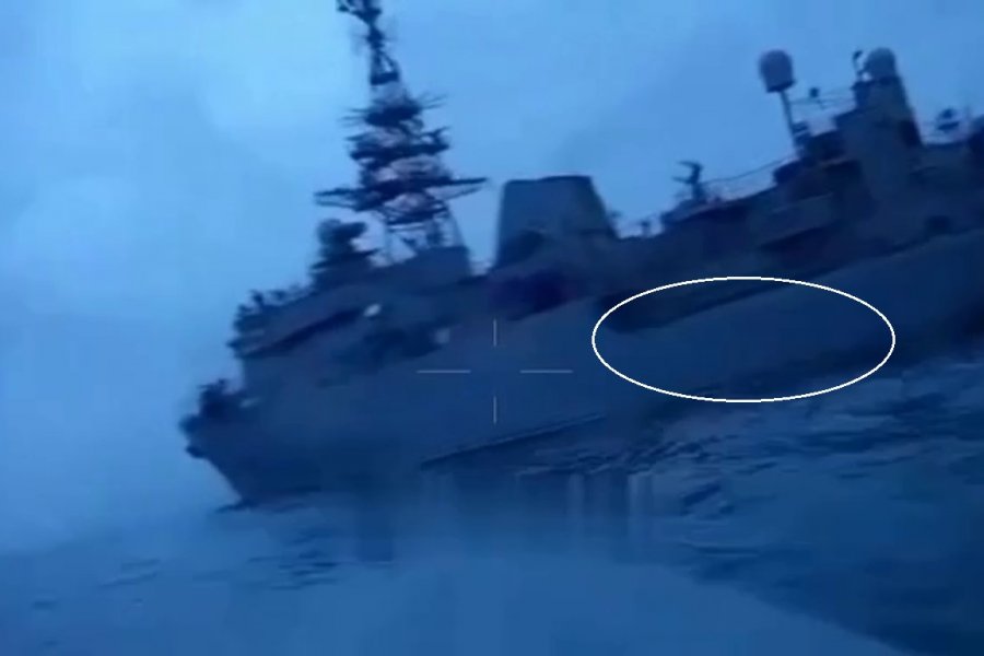 Морские дроны Украины пыталась атаковать корабль «Иван Хурс», скрываясь в тумане
